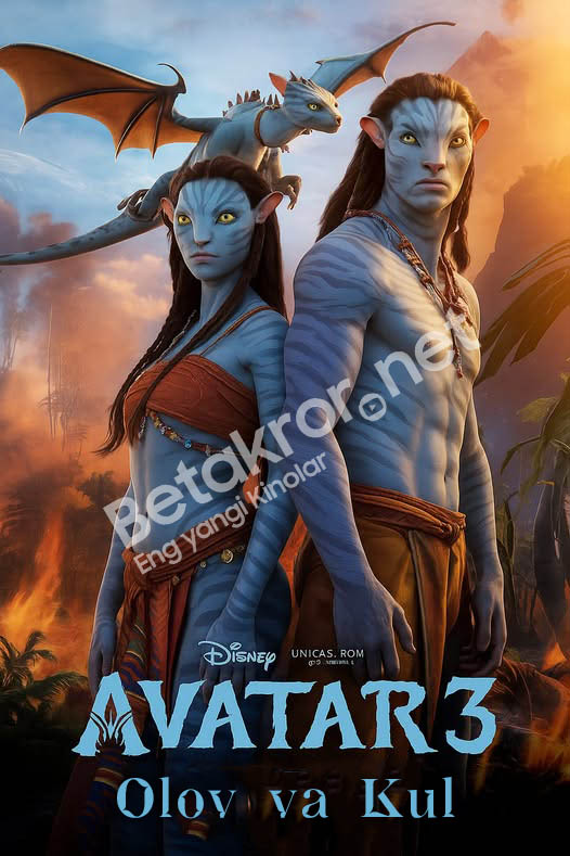 Avatar 3: Olov va kul Premyera 2025 (uzbek tilida)